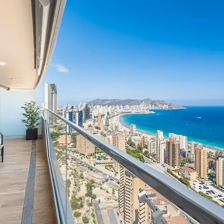 Luxury On The 31St Floor, Sea Views, Spa And Pool Appartement Benidorm